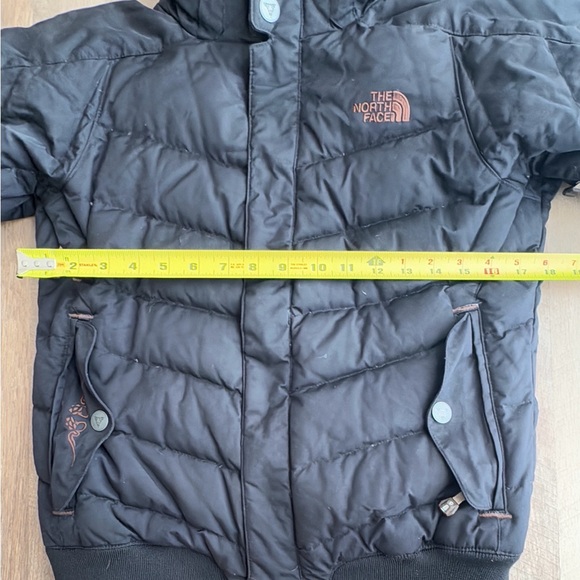 THE NORTH FACE 600 Puffer Goose Down RECCO Ski Coat Jacket Hooded XS Ladies - Picture 4 of 15